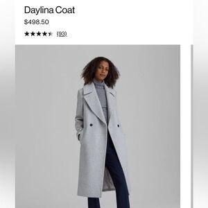 Club Monaco Daylina Coat size XS in Grey